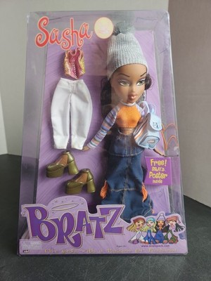 VINTAGE MGA BRATZ SASHA DOLL FIRST EDITION 2001 NEW RARE