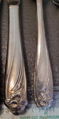 1847 Rogers Bros Daffodil Silverware 5 Pc. Place Setting + | eBay