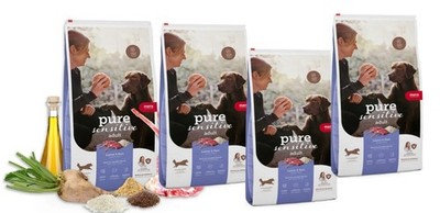 MERA Dog Pure Sensitive Adult Lamb Rice Trockenfutter mit Lamm Hunde 4x4 kg