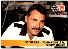 1992 Pro Set Racing #172 MORRIS JOHNSON JR. NHRA Crew Chief