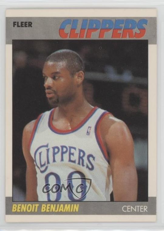 1987-88 Fleer Benoit Benjamin #10 04dh