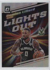 2023-24 Panini Donruss Optic Lights Out Holo Prizm Damian Lillard #1 16wc