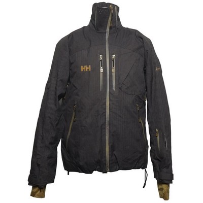 Helly Hansen, Skijacke, Herren, Größe: L, Grau/Gelb, Karo #xD9