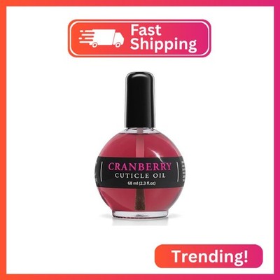 Ellie Chase Moisturizing Cuticle & Nail Care Oil 2.3 Fl Oz - Cranberry Scented  