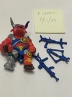 1991 Ground Chuck TMNT Teenage Mutant Ninja Turtles Figure NM 100% Complete