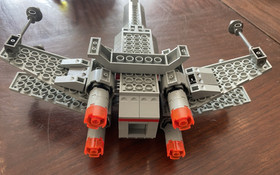 LEGO Star Wars - Old Sets Lot of 4 - 7140, 7143, 6015, 4490 &ndash; Starfighters- Used