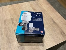 Drayton RT212  TRV radiator valve with lock shield