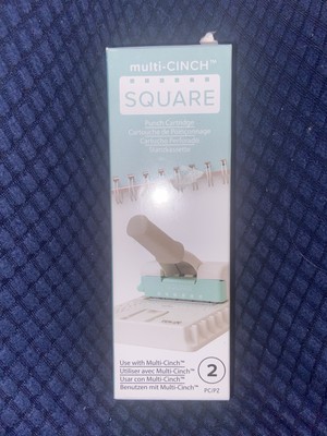 We R Memory Keepers Multi Cinch Cartridge - Square Punch 2:1. Brand New