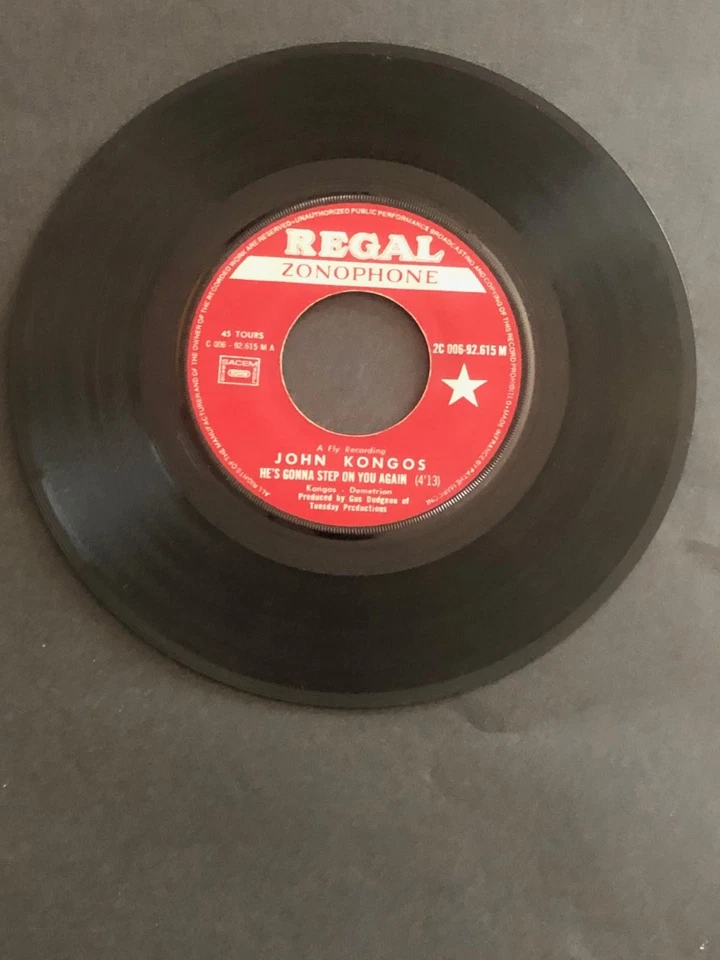 HE'S GONNA STEP - JOHN KONGOS - 45T - Photo 2/3