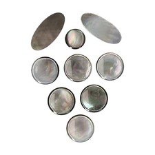 9pcs Saxophone Buttons Shell Material Set Of 9pcs Sax Key Buttons For Alto