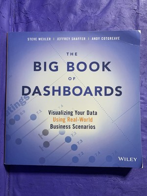 The Big Book of Dashboards: Visualizing Your Data Using Real-World Business 