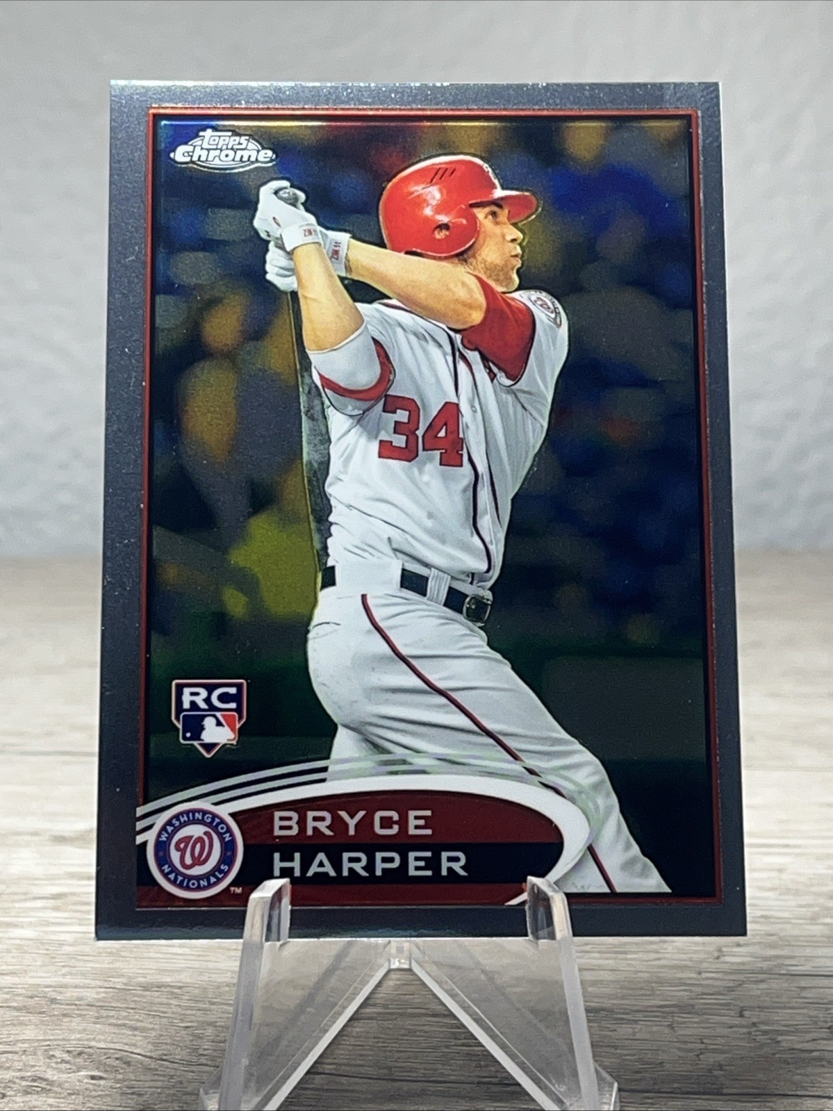 2012 Topps Chrome - Bryce Harper #196 Batting (RC)