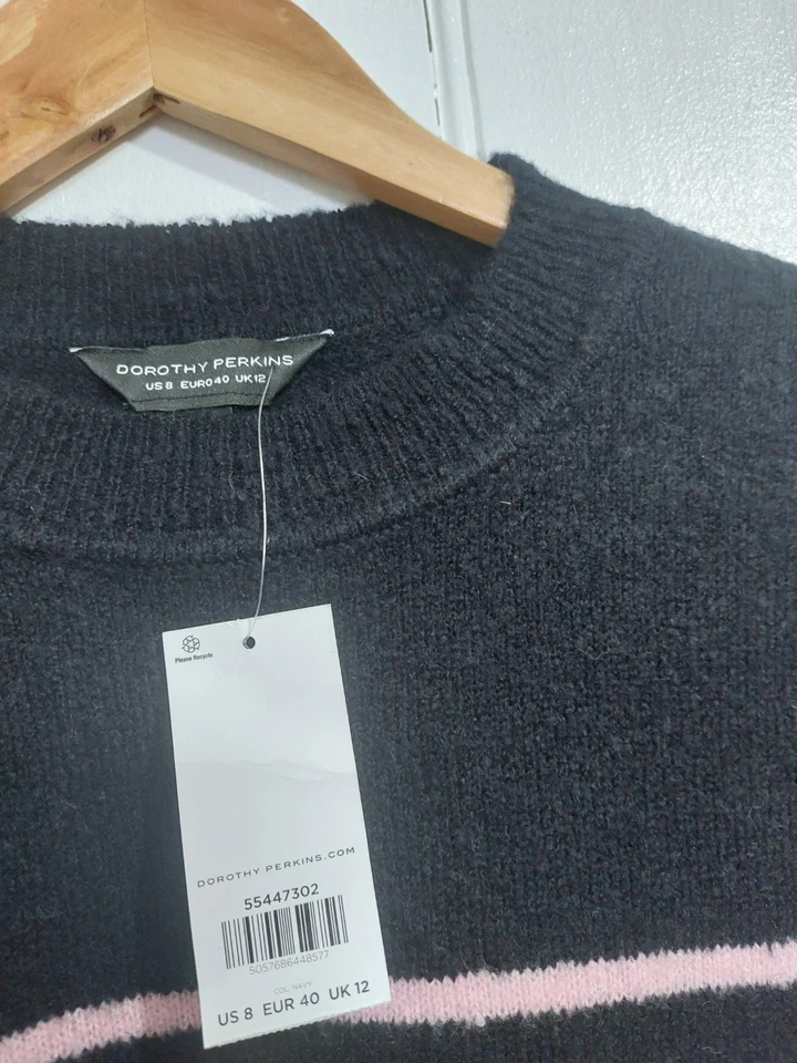 Ladies Super Soft Oversized Jumper Size 12 Bnwt - Image 2 of 3