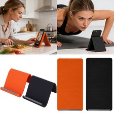 2PCS Flexible Silicone Aluminum Foldable Phone Stand Holder Adjustable Anti-Slip