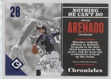 2017 Panini Chronicles Blue 330/399 Nolan Arenado #52 0z8