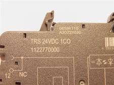 Weidmuller 1122770000 / TRS 24VDC 1C0 24VDC 6A Din Rail Coupling Relay Module