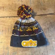 Cleveland Cavaliers Winter Hat Gray Beanie Adult Size New Era Stocking Cap