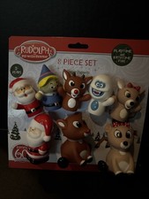 Rudolph the Red Nosed Reindeer Playtime Bathtime Set Finger Puppets And Squirts