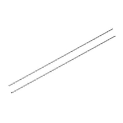 2 Linearführungsstangen 5 mm x 450 mm (0,197'' x 17,72'') aus gehärtetem Stahl