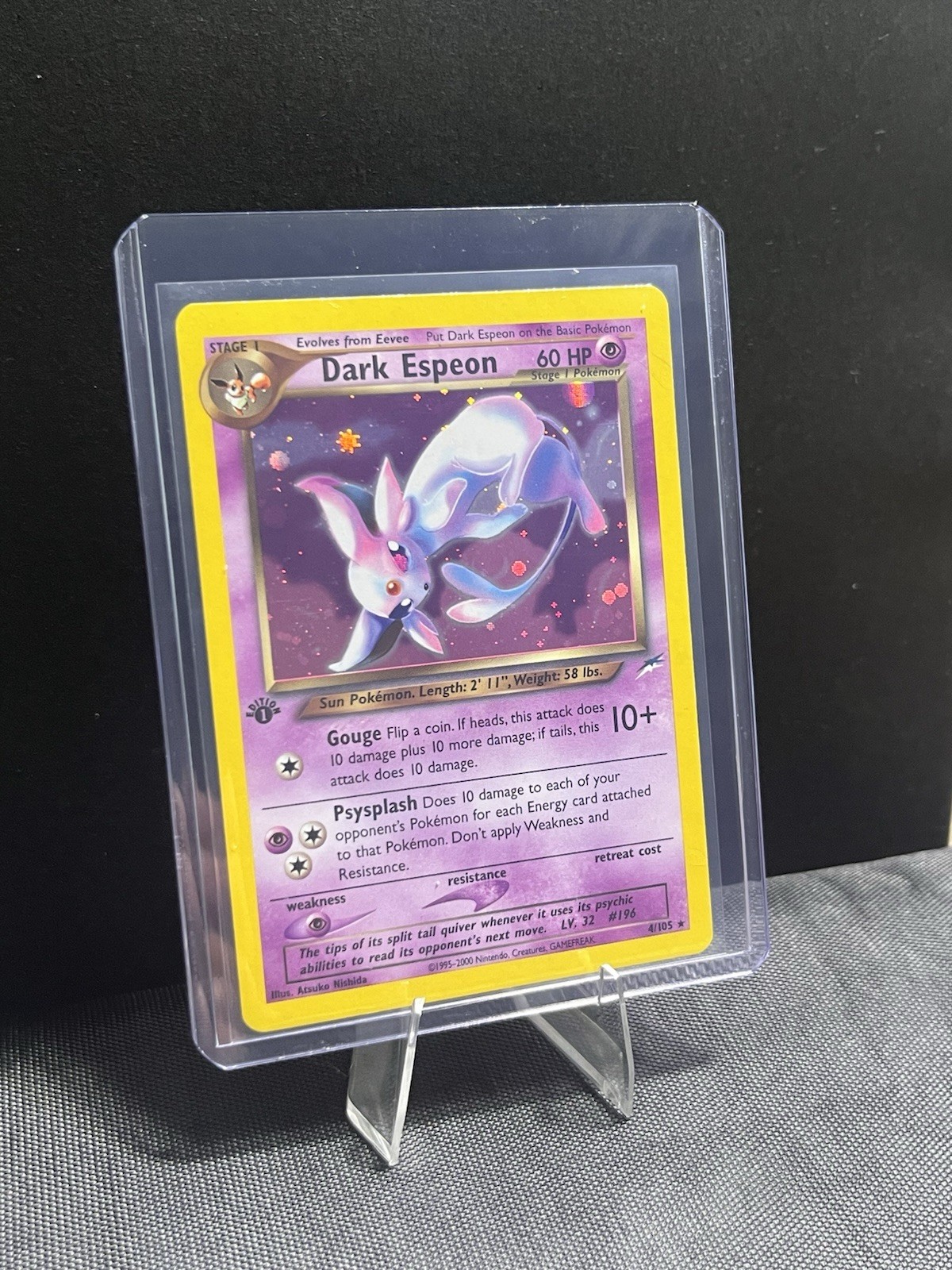 Dark Espeon 4/105 1st Edition Holo Neo Destiny Pokemon WOTC TCG LP