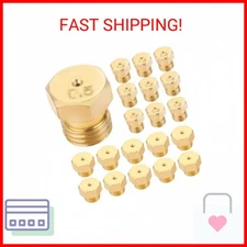 20 Pcs Propane Gas Orifice Nozzle Conversion Kit, Brass Jet Nozzles, Propane Ori