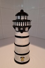 Lighthouse Stacking Salt And Pepper Shakers 6.5 Over All Height Stacked