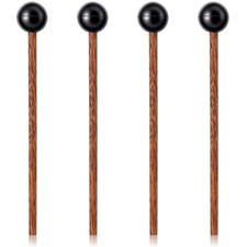 4 Pcs Steel Tongue Drum Mallets Rubber Drum Mallet Sticks for Xylophone