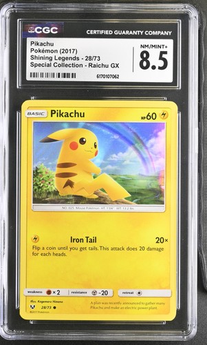 Pikachu graded CGC 8.5 for sale on eBay