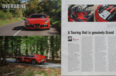 Original 2020 OCTANE extracted mag article: 2021 TOURING AERO3 ( 2 page article)