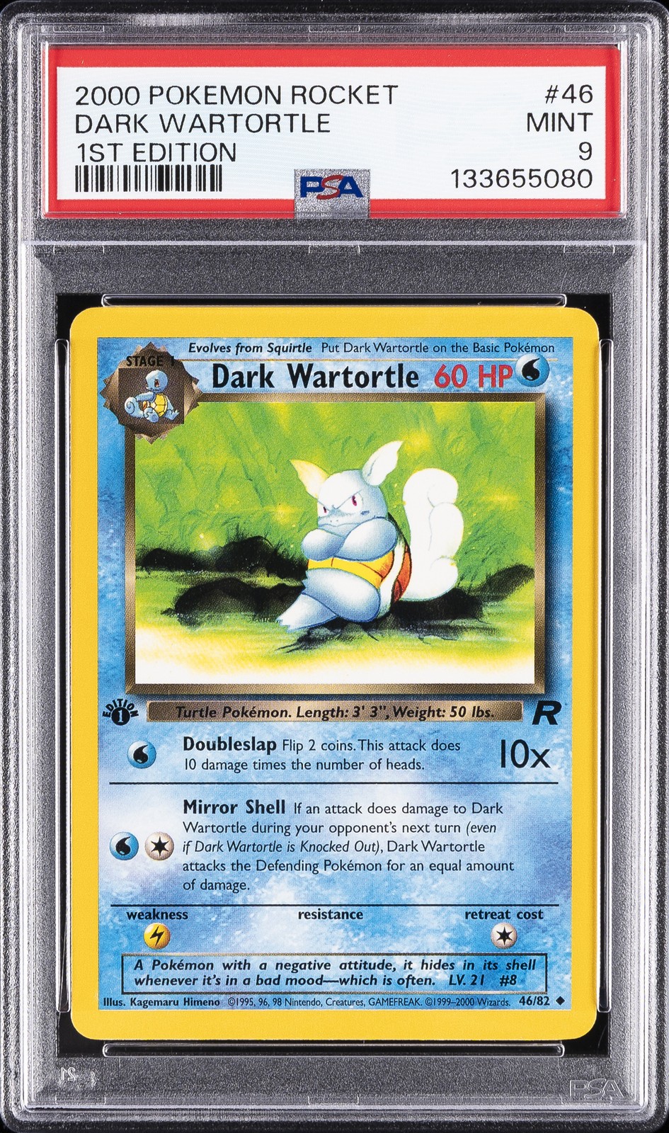 Dark Wartortle 1st Edition #46