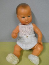 Poupée ancienne: Joli "Nouveau-Né" de Petitcollin 35 cm yeux bleus dormeurs.