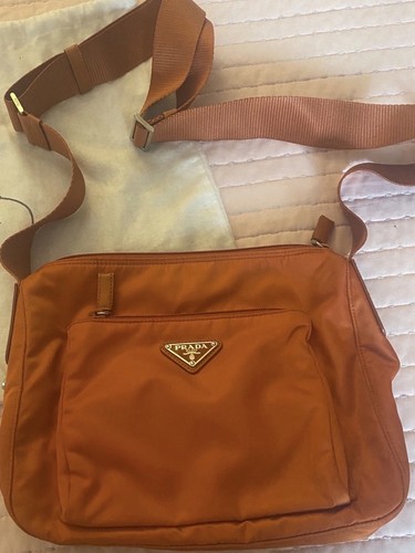 Prada Nylon crossbody bag Orange 