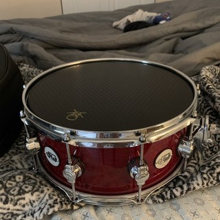 DW Design Series Snare Drum 6 x 14 inch Cherry Stain