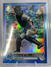 2022 Topps Chrome Update Series - Jacob Stallings #USC92 Blue Refractor /199