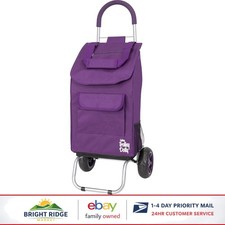 Outdoor Lightweight Cart with Sturdy Wheels and Alloy Steel Handle for Shopping
