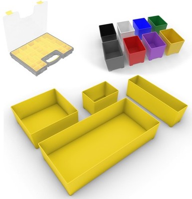 Custom Organizer Bins for Storehouse 20-Bin Medium Portable Parts Storage Case