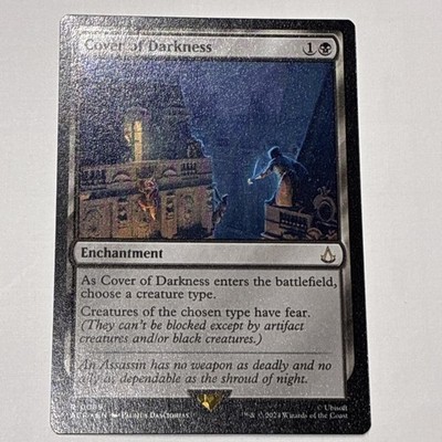 MTG Cover of Darkness - Assassin's Creed Regular 89 R ACR ENCHANTMENT Magic card