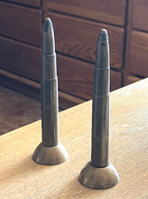 Solid Brass .50 BMG SALT & PEPPER SHAKERS