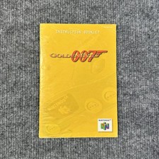 Goldeneye 007 Nintendo 64 1997 N64 Instruction Manual Only