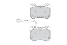Plaquettes de frein FDB4206 FERODO pour ALFA ROMEO SPIDER 159 159 Sportwagon