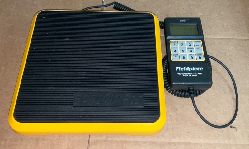 Fieldpiece Commercial Refrigerant Scale  w/ Alarm 110lb 50kg