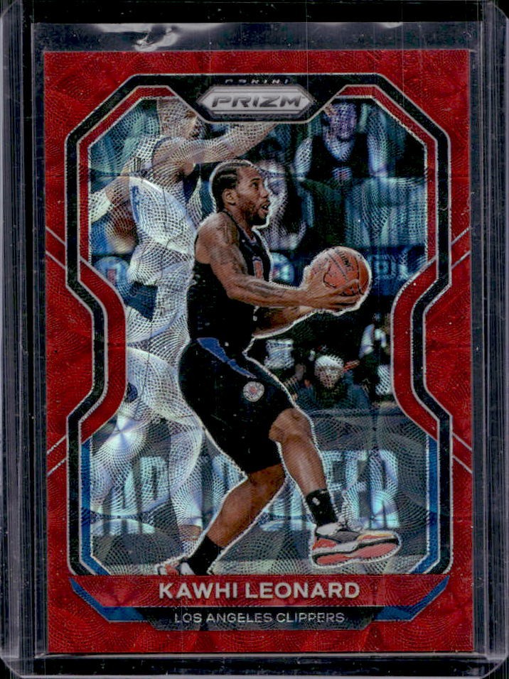 2020-21 Prizm Kawhi Leonard Choice Red Prizms #68/88 Clippers