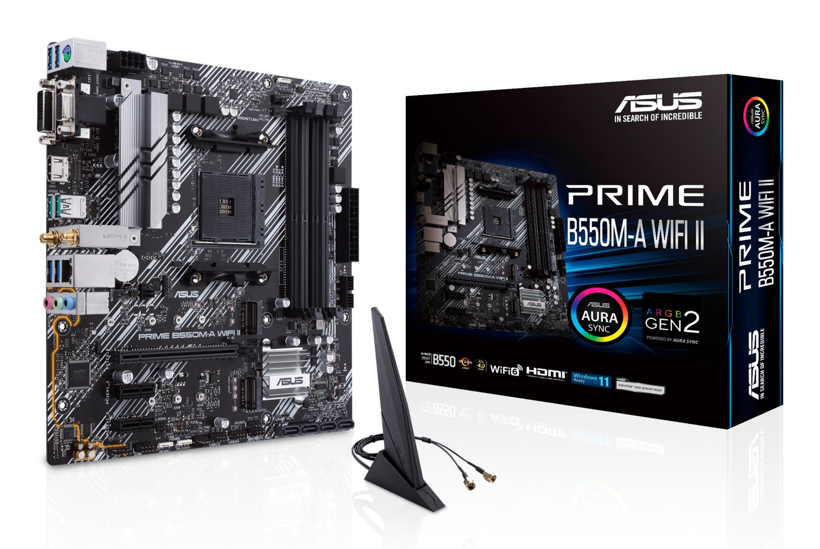 ASUS PRIME B550M-A WIFI II AMD B550 Socket AM4 micro ATX - Image 3