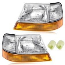 Headlight Assembly With Corner Light Kit Compatible with Ford Ranger 1998 199...