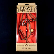 Heavy Metal Bullets Puzzle Brain Teaser by Go! Classic Game - NEW CIB