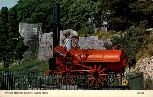 Invicta Railway Engine Canterbury England vintage postcard q729 | eBay