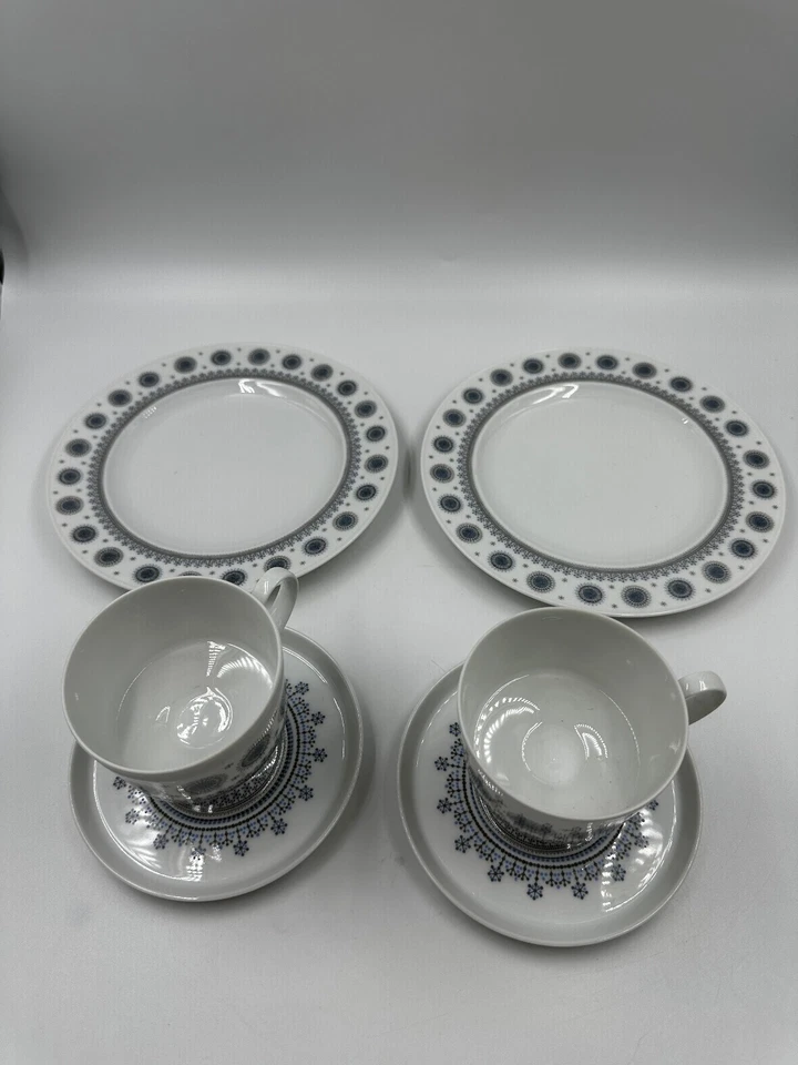 ROSENTHAL Eisblume Tapio Wirkkala 2 x Kaffeegedeck