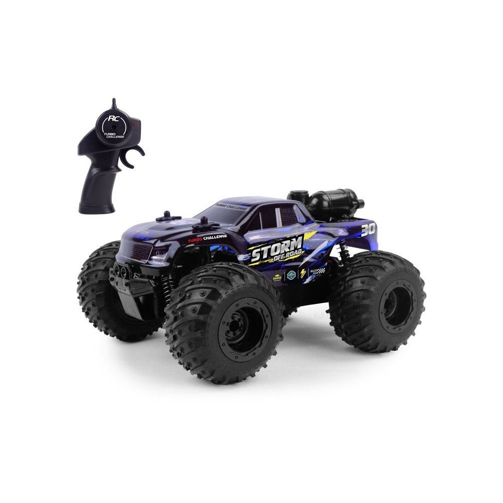 Véhicule RC TURBO CHALLENGE 1/18 pour animer les après-midis de jeux en famille au salon