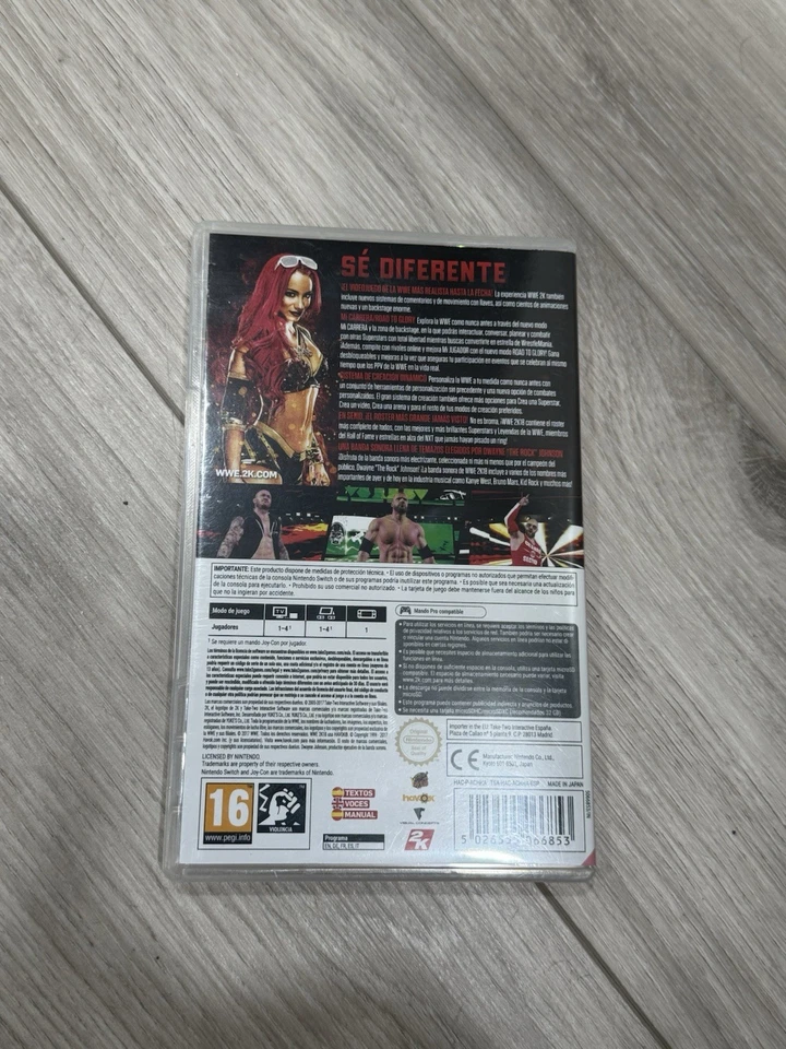 WWE 2K18 - Nintendo Switch Complete Cart - Spanish - Image 3 of 4