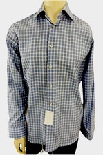 ETON: 67 OFF LUX DESIGNER DRESS SHIRT BLUE  15.5  39 SLIM FIT MSRP: 249 NWT